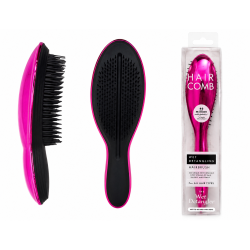 Гребінець для розплутування вологого та сухого волосся Tangle Teezer Wet Detangle 18 см, фуксія