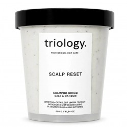 Шампунь-скраб для волосся Triology Scalp Reset Salt and Carbon з морською сіллю та вугіллям, 500 г