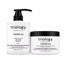 Відновлюючий набір Triology Fiberplex DUO шампунь і маска для пошкодженого та фарбованого волосся, 500+330 мл